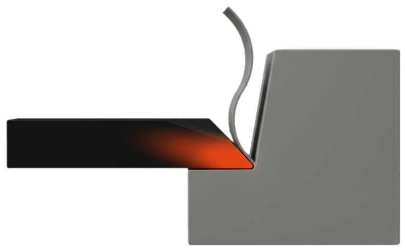 Illustration of orthogonal cutting